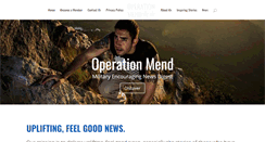 Desktop Screenshot of operationmend.org