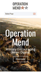 Mobile Screenshot of operationmend.org