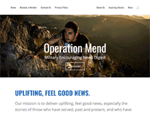 Tablet Screenshot of operationmend.org